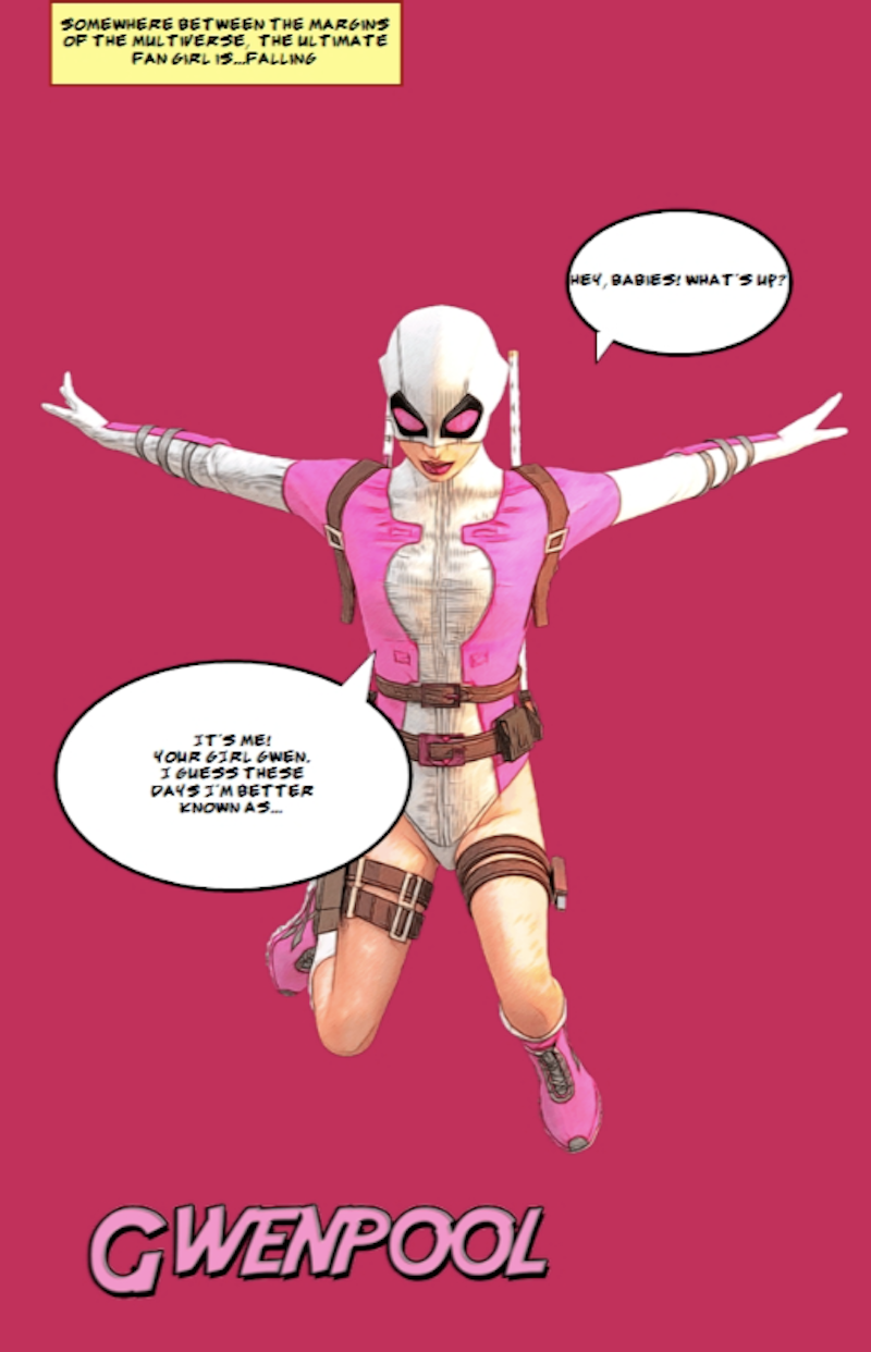 A Gwenpool comic about falling through an existential void.